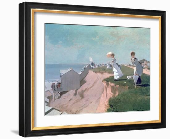 Long Branch, 1869-Winslow Homer-Framed Giclee Print