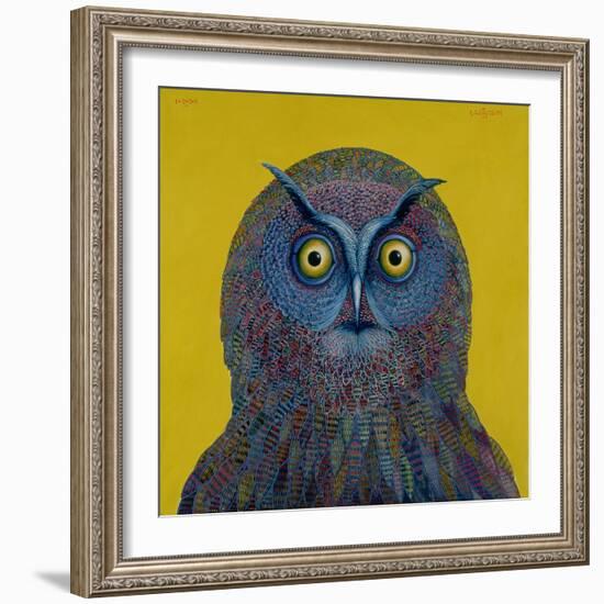 Long-Eared Owl, 1996-Tamas Galambos-Framed Giclee Print