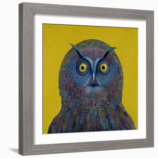 Long-Eared Owl, 1996-Tamas Galambos-Framed Giclee Print