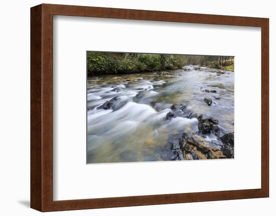 Long Exposure of a Mountain Stream in North Carolina-James White-Framed Photographic Print