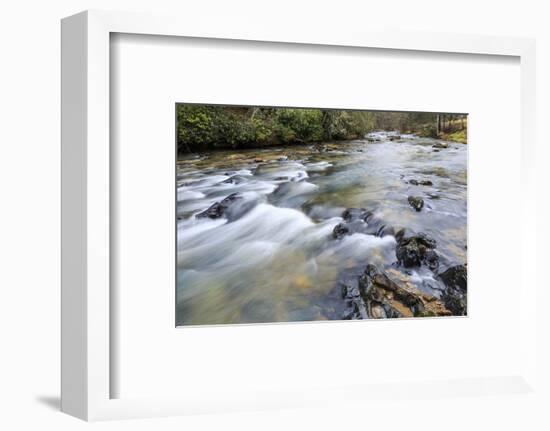 Long Exposure of a Mountain Stream in North Carolina-James White-Framed Photographic Print