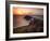 Long Exposure of Buraco Da Raquel Rock Formation on Fernando De Noronha at Sunrise-Alex Saberi-Framed Photographic Print