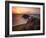 Long Exposure of Buraco Da Raquel Rock Formation on Fernando De Noronha at Sunrise-Alex Saberi-Framed Photographic Print