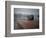 Long exposure of the flowing sea and a heart shaped rock on the Portizuelo beach, Asturias, Spain-Francesco Fanti-Framed Photographic Print