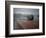 Long exposure of the flowing sea and a heart shaped rock on the Portizuelo beach, Asturias, Spain-Francesco Fanti-Framed Photographic Print