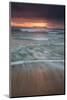 Long Exposure of the Sea on Mole Beach on Florianopolis Island at Sunrise-Alex Saberi-Mounted Photographic Print