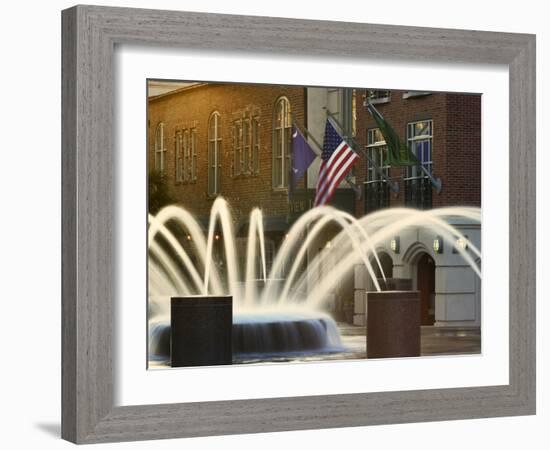 Long Exposure on Fountain, Charleston, South Carolina, USA-Adam Jones-Framed Photographic Print