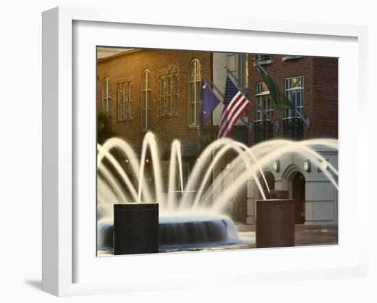Long Exposure on Fountain, Charleston, South Carolina, USA-Adam Jones-Framed Photographic Print