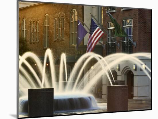 Long Exposure on Fountain, Charleston, South Carolina, USA-Adam Jones-Mounted Photographic Print