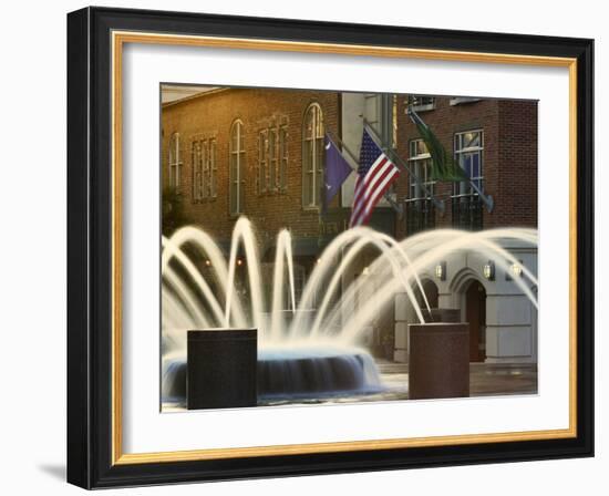 Long Exposure on Fountain, Charleston, South Carolina, USA-Adam Jones-Framed Photographic Print