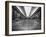 Long Gallery of Paintings at Louvre Museum with Skylight Ceilings-Nat Farbman-Framed Photographic Print