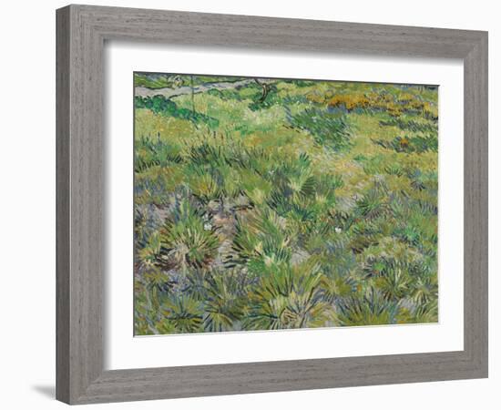 Long Grass with Butterflies, 1890-Vincent van Gogh-Framed Giclee Print