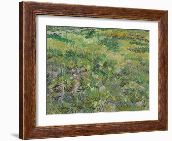 Long Grass with Butterflies, 1890-Vincent van Gogh-Framed Giclee Print