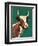 "Long-Horned Cow,"February 1, 1945-F.P. Sherry-Framed Giclee Print