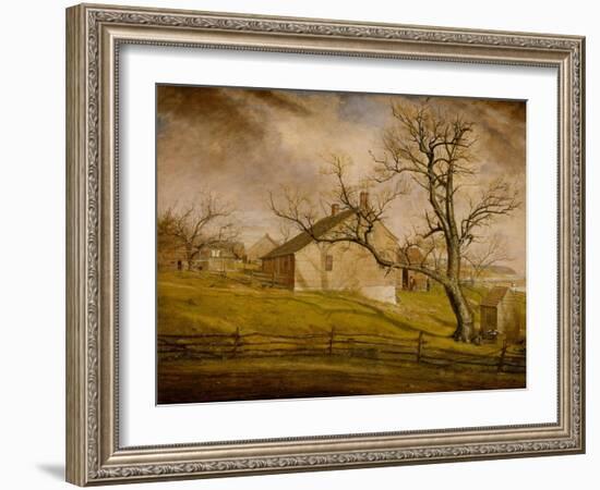 Long Island Farmhouses, 1862-63-William Sidney Mount-Framed Giclee Print