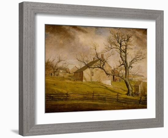 Long Island Farmhouses, 1862-63-William Sidney Mount-Framed Giclee Print