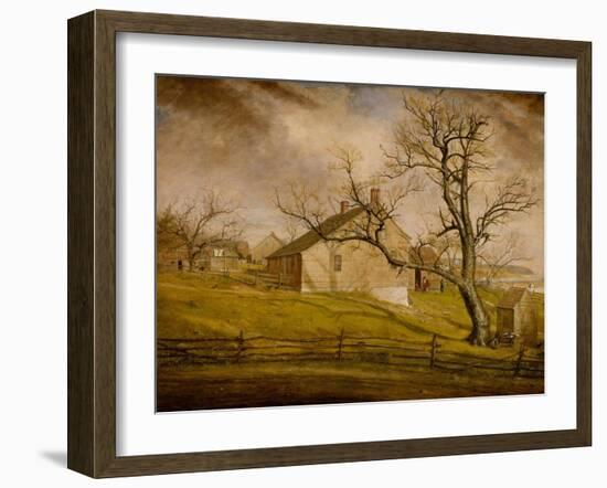 Long Island Farmhouses, 1862-63-William Sidney Mount-Framed Giclee Print