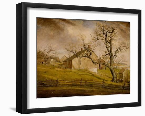 Long Island Farmhouses, 1862-63-William Sidney Mount-Framed Giclee Print