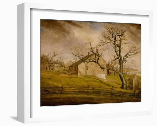 Long Island Farmhouses, 1862-63-William Sidney Mount-Framed Giclee Print