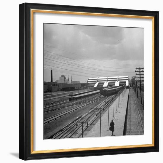 Long Island Railroad Station at the World's Fair-David Scherman-Framed Photographic Print