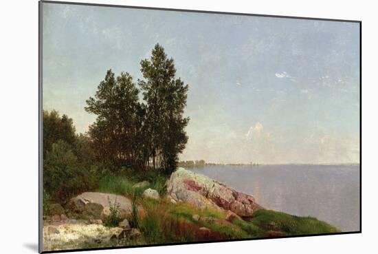 Long Island Sound at Darien-John Frederick Kensett-Mounted Giclee Print