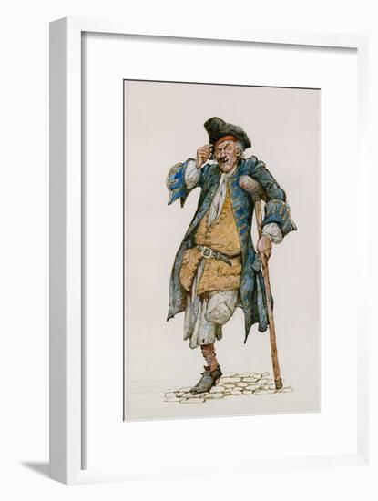 Long John Silver-Peter Jackson-Framed Premium Giclee Print