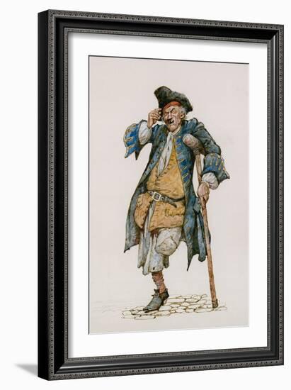 Long John Silver-Peter Jackson-Framed Premium Giclee Print