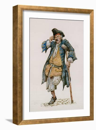 Long John Silver-Peter Jackson-Framed Giclee Print