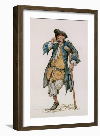 Long John Silver-Peter Jackson-Framed Giclee Print