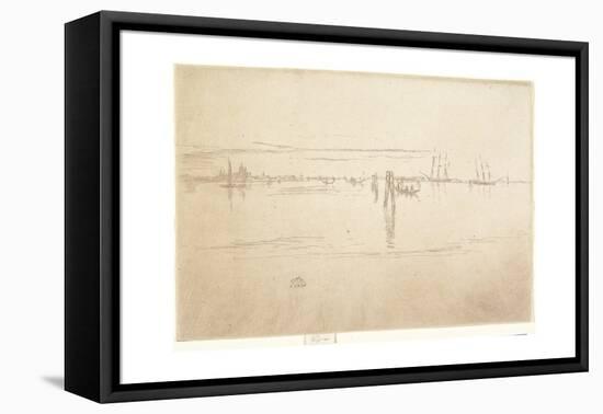 Long Lagoon from The Second Venice Set, 1879-1880-James Abbott McNeill Whistler-Framed Premier Image Canvas