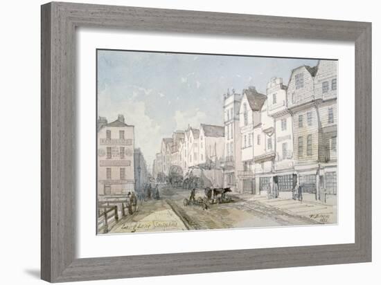 Long Lane, City of London, 1851-Thomas Colman Dibdin-Framed Giclee Print