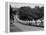 Long Line of Airstream Trailers Wait for Parking Space at a Campground During a Trailer Rally-Ralph Crane-Framed Premier Image Canvas