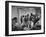 Long Line of Children Preparing to Receive their Free Lunches at the Rives Elementary School-John Dominis-Framed Photographic Print