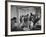 Long Line of Children Preparing to Receive their Free Lunches at the Rives Elementary School-John Dominis-Framed Photographic Print