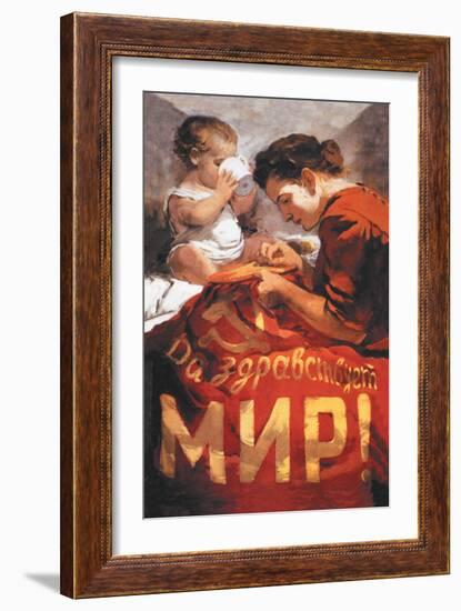 Long Live Peace-Nikolai Tereschenko-Framed Art Print