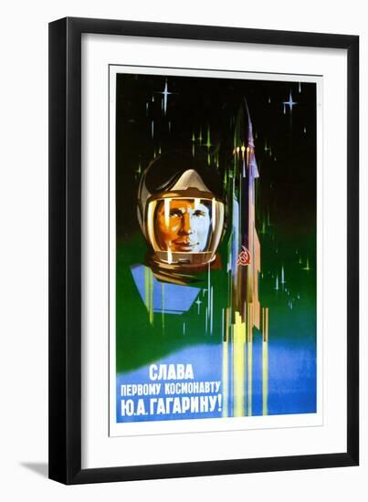 Long Live the First Astronaut-null-Framed Art Print