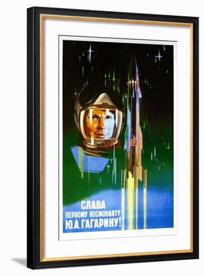 Long Live the First Astronaut-null-Framed Art Print