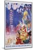 Long Live the Great Chinese Communist Party Poster-null-Mounted Giclee Print