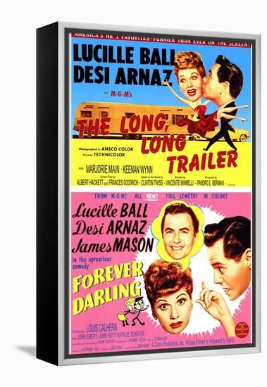 Long, Long Trailer, The / Forever Darling, 1954-null-Framed Stretched Canvas