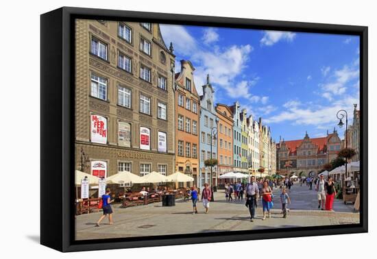 Long Market in Gdansk, Gdansk, Pomerania, Poland, Europe-Hans-Peter Merten-Framed Premier Image Canvas