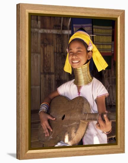 Long Neck Girl, Thailand-Gavriel Jecan-Framed Premier Image Canvas