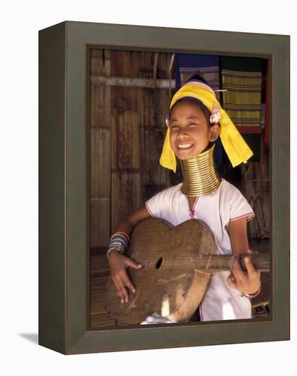 Long Neck Girl, Thailand-Gavriel Jecan-Framed Premier Image Canvas