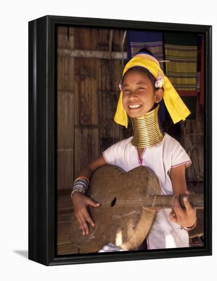 Long Neck Girl, Thailand-Gavriel Jecan-Framed Premier Image Canvas