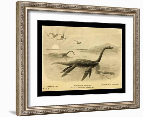 Long Necked Sea Lizard-Joseph Smit-Framed Art Print