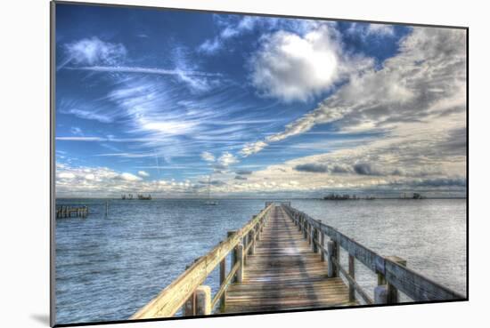 Long Pier Sebastian Florida-Robert Goldwitz-Mounted Photographic Print