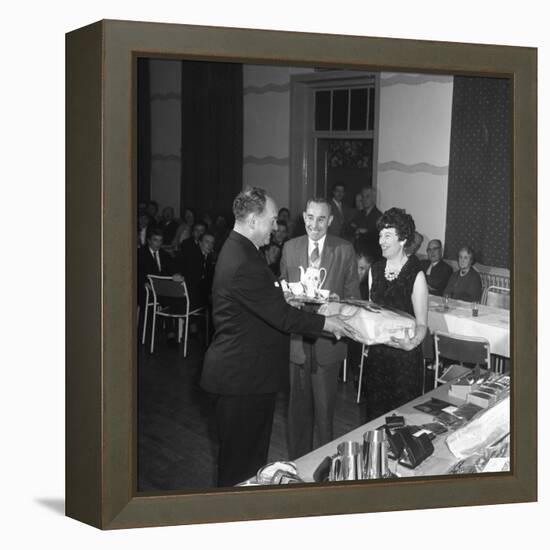 Long Service Presentation, Horden, County Durham, 1963-Michael Walters-Framed Stretched Canvas