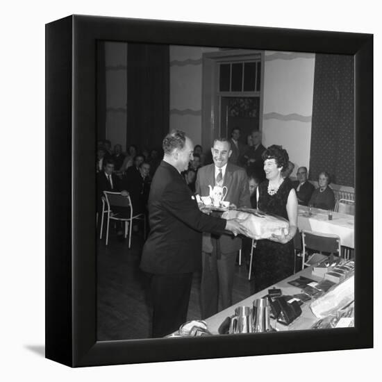 Long Service Presentation, Horden, County Durham, 1963-Michael Walters-Framed Stretched Canvas