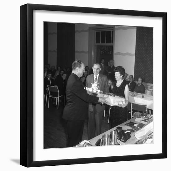 Long Service Presentation, Horden, County Durham, 1963-Michael Walters-Framed Photographic Print