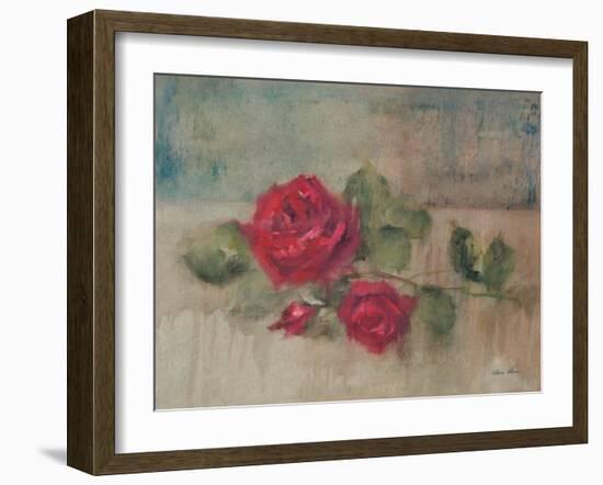 Long Stemmed Rose II-Cheri Blum-Framed Art Print