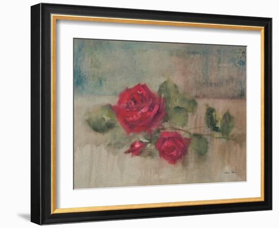 Long Stemmed Rose II-Cheri Blum-Framed Art Print